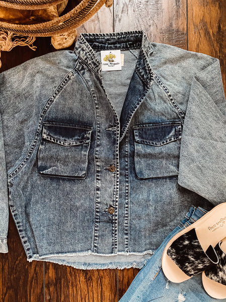 THE DILLY DENIM SHACKET